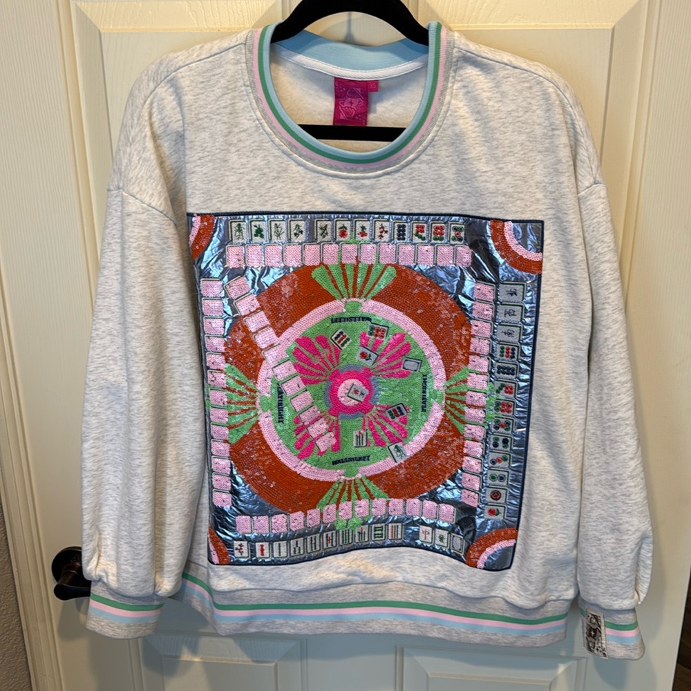 Queen of Sparkles Mahjong Sweatshirt